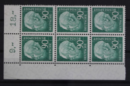 Deutschland, MiNr. 265 V, Sechserblock, Ecke Li. Oben, Postfrisch - Unused Stamps