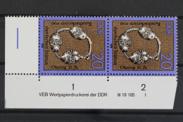 DDR, MiNr. 2304 Paar, Ecke Re. Unten, DV I, Postfrisch - Ongebruikt