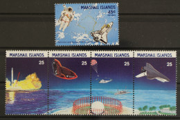 Marshall-Inseln, MiNr. 199-203, Postfrisch - Marshall Islands