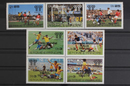 Sao Tome + Principe, MiNr. 551-557 A, Fußball WM 1978, Postfrisch - São Tomé Und Príncipe