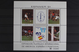 Argentinien, MiNr. Block 28, Fußball WM 1982, Postfrisch - Sonstige & Ohne Zuordnung