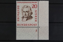 Berlin, MiNr. 167, Ecke Re. Unten, FN 2, Postfrisch - Unused Stamps