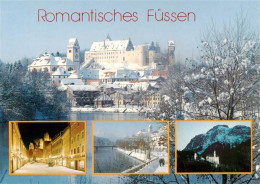73909454 Fuessen Allgaeu Hohes Schloss Fussgaengerzone Uferpromenade Koenigsschl - Füssen
