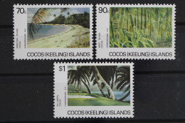 Kokos Inseln, MiNr. 170-172, Landschaften, Postfrisch - Cocoseilanden