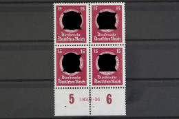 DR Dienst, MiNr. 139, Viererblock, UR M. HAN 18599.36, Postfrisch - Service