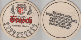 5003343 Bierdeckel Rund - Grosch - Sotto-boccale