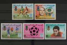 Mauretanien, MiNr. 615-619 A, Fußball WM 1978, Postfrisch - Mauritanië (1960-...)