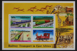 Uganda, MiNr. Block 3. Eisenbahn, Postfrisch - Ouganda (1962-...)