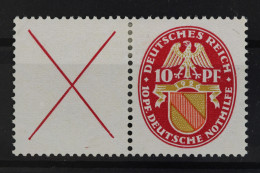 Deutsches Reich, MiNr. W 24.1, Falz - Zusammendrucke