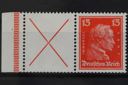 Deutsches Reich, MiNr. W 23, Linker Heftchenrand, Postfrisch - Se-Tenant
