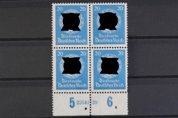 DR Dienst, MiNr. 140, Viererblock, UR M. HAN 22641.39, Postfrisch - Dienstzegels