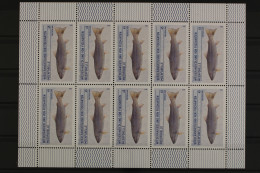Deutschland, MiNr. 3120, Kleinbogen, Meerforelle, Postfrisch - Unused Stamps