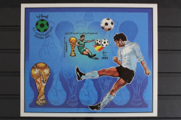 Libyen, MiNr. Block 61 B, Fußball WM 1982, Postfrisch - Libye