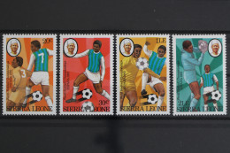 Sierra Leone, MiNr. 674-677, Fußball WM 1982, Postfrisch - Sierra Leone (1961-...)