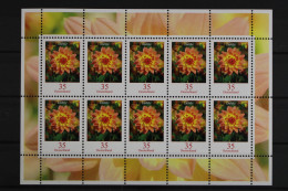 Deutschland (BRD), MiNr. 2505, Kleinbogen Dahlie, Postfrisch - Unused Stamps
