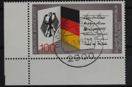 Deutschland (BRD), MiNr. 1421, Ecke Li. Unten, Zentrischer Stempel - Usati