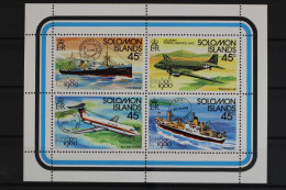 Salomoninseln, MiNr. 413-416, Kleinbogen, Schiffe, Postfrisch - Salomon (Iles 1978-...)