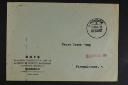 München, 17.10.45, Gebühr Bezahlt, Bedarfsbeleg - Other & Unclassified