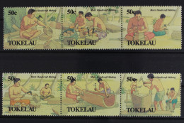 Tokelau-Inseln, MiNr. 177-182, 2 Dreierstreifen, Postfrisch - Tokelau