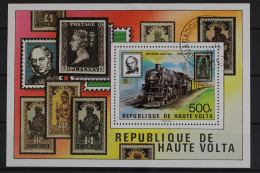 Obervolta, MiNr. Block 53, Eisenbahn, Gestempelt - Burkina Faso (1984-...)