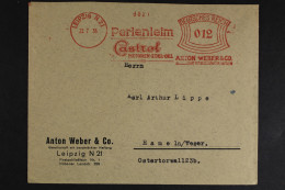 Leipzig, Anton Weber, Perlenleim Castrol, Freistempler, 1936 - Andere & Zonder Classificatie