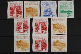 Mikronesien, MiNr. 89-92 A+D, Sehenswürdigkeiten, Postfrisch - Micronesië