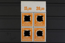 DR Dienst, MiNr. 143, Viererblock, OR Ndgz, RWZ 15/20, Postfrisch - Dienstzegels