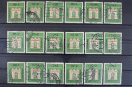 Deutschland, MiNr. 171, 10 Pf IFRABA, 18 Marken, Gestempelt - Used Stamps