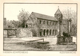 73909413 Schiffenberg Giessen Klosterkirche Kuenstlerkarte - Giessen