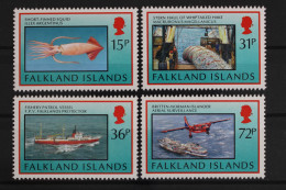 Falklandinseln, MiNr. 588-591, Fischerei, Postfrisch - Falklandinseln