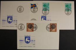 Aland, MiNr. 4-6, Zwischenstegpaare, FDC - Aland