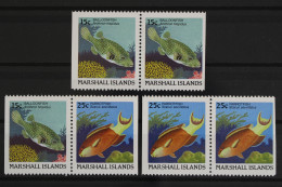 Marshall-Inseln, MiNr. 172 + 173 D, 6 Werte, Postfrisch - Marshall Islands