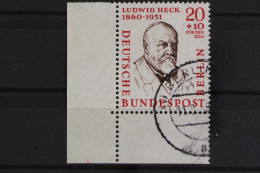 Berlin, MiNr. 168, Ecke Links Unten, Gestempelt - Used Stamps