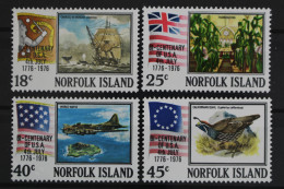 Norfolk-Inseln, MiNr. 177-180, Jagdbomber, Schiff, Postfrisch - Norfolk Eiland