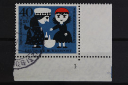 Deutschland (BRD), MiNr. 343, Ecke Re. Unten, FN 1, Gestempelt - Used Stamps