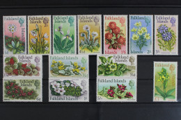 Falklandinseln, MiNr. 161-174, Blumen, Postfrisch - Falklandinseln