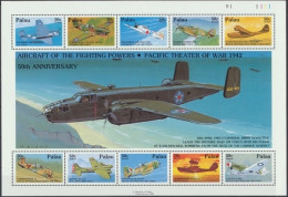 Palau, MiNr. Block 21, Flugzeuge, Postfrisch - Palau