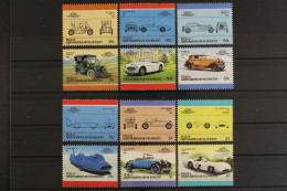 St. Vincent-Grenadinen Bequia, MiNr. 160-171, Autos V, Postfrisch - St.Vincent (1979-...)