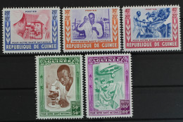Guinea, MiNr. 37-41, Postfrisch - Guinea (1958-...)