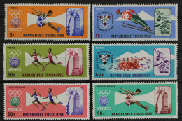 Togo, MiNr. 626-631, Postfrisch - Togo (1960-...)