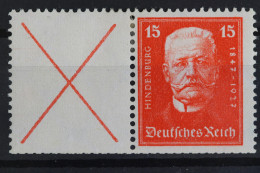 Deutsches Reich, MiNr. W 25, Falz - Se-Tenant