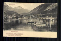 Alt-Ausee, Österreich, Blick über Den See, Werbung Für Mundwasser - Andere & Zonder Classificatie
