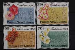 Papua Neuguinea, MiNr. 606-609, Weihnachten, Blüten, Postfrisch - Papua-Neuguinea