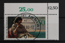 Deutschland, MiNr. 1033, Ecke Re. Oben M. Kbwz, Frankfurt/M, Gestempelt - Used Stamps