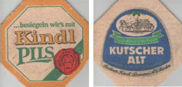 5003059 Bierdeckel 8-eckig - Kutscher Alt - Kindl Pils - Bierdeckel