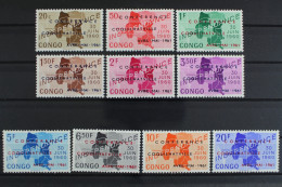 Kongo (Kinshasa), MiNr. 49-58, Postfrisch - Mint/hinged