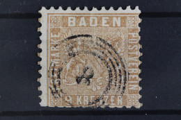 Baden, MiNr. 15 B, Gestempelt, BPP Signatur - Usati
