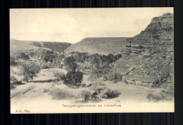 Deutsch-Südwest-Afrika, Tafelgebirgsformation Am Löwenfluss - Ehemalige Dt. Kolonien