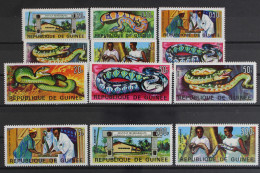 Guinea, MiNr. 425-436, Schlangen, Postfrisch - Guinea (1958-...)