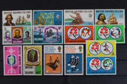 Salomoninseln, MiNr. 201-214, Jahrgang 1971, Postfrisch - Salomoninseln (Salomonen 1978-...)